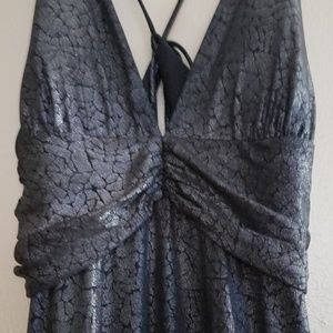 Beautiful Silver Maxi Dress